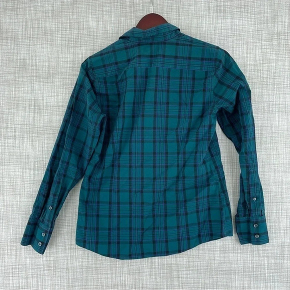 Land's End Womens Size 4 plaid Long Sleeve Button Down Shirt 2175 - Picture 6 of 7
